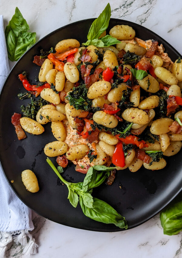 Sun-Dried Tomato and whipped Goat Cheese Gnocchi