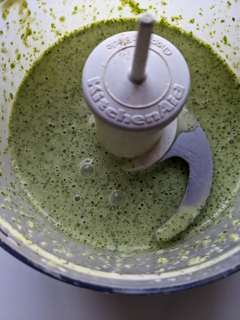 green cilantro sauce