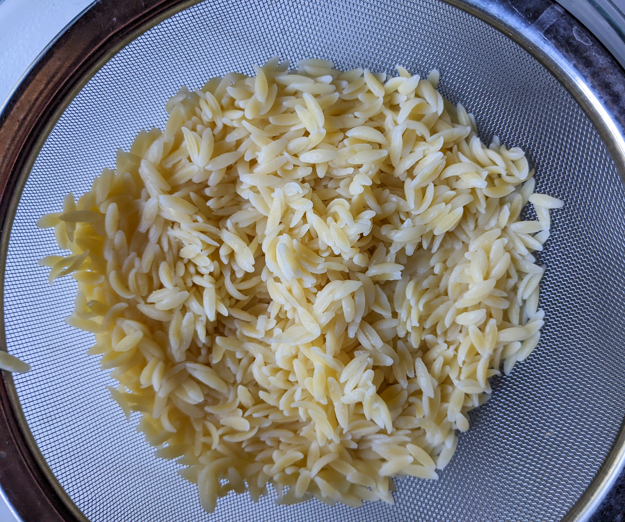 cooked orzo pasta