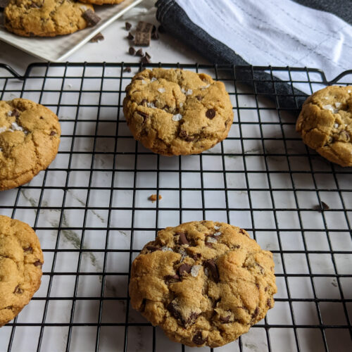 Gluten Free Dark Chocolate Chip Oat Cookies - Unapologetic Eats