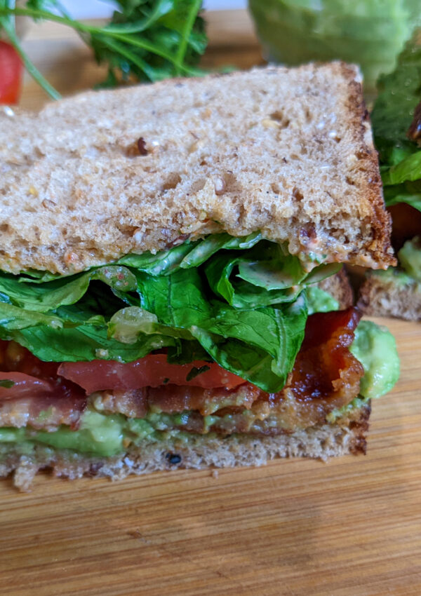 BLT with Avocado and Red Pepper Mayo