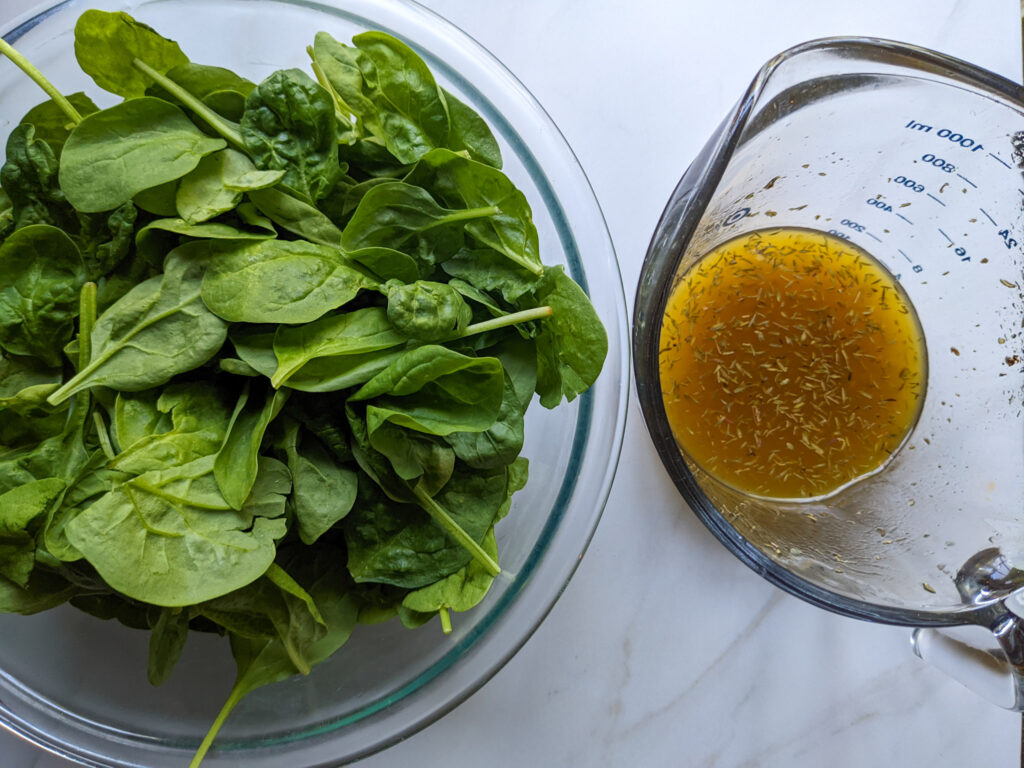 spinach salad ingredients 
