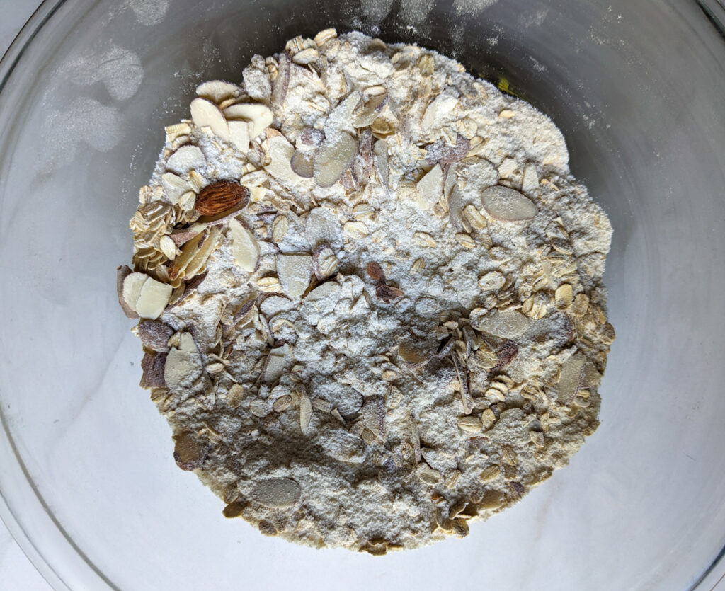 flour oat almond mixture 