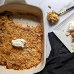 Nectarine almond crisp