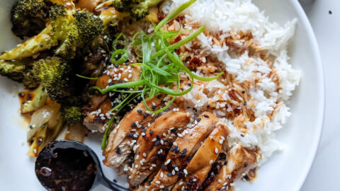 sheet pan chicken teriyaki