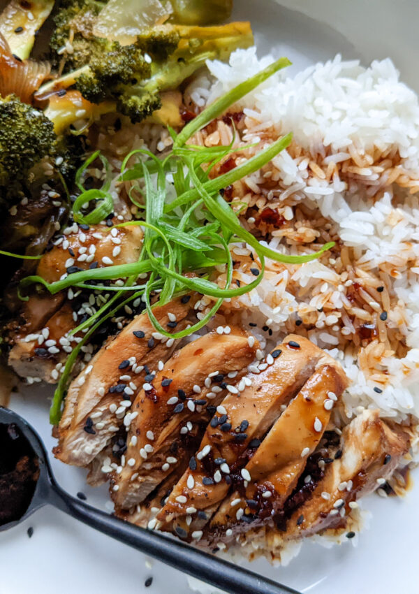Sheet Pan Chicken Teriyaki with Broccoli
