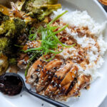 chicken teriyaki with broccoli