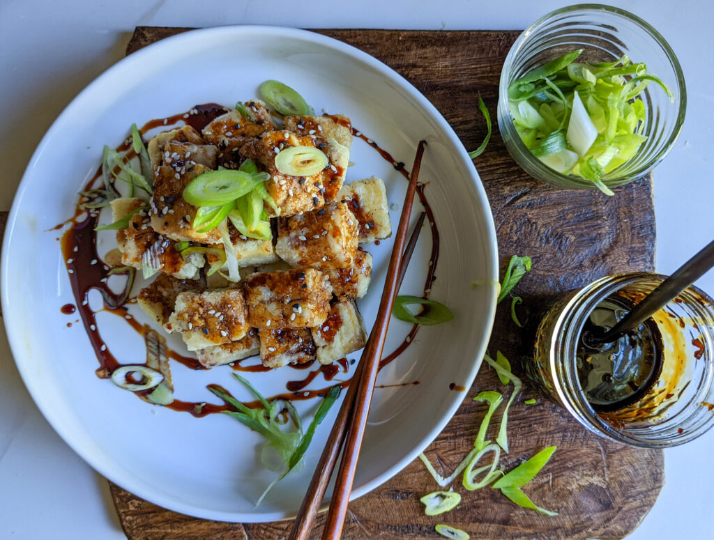 Crispy Tofu Teriayki 