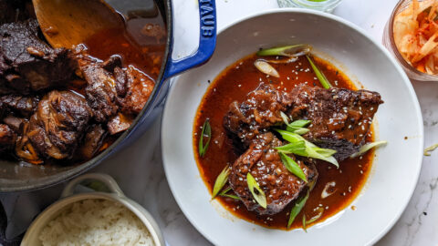 Korean braised short ribs