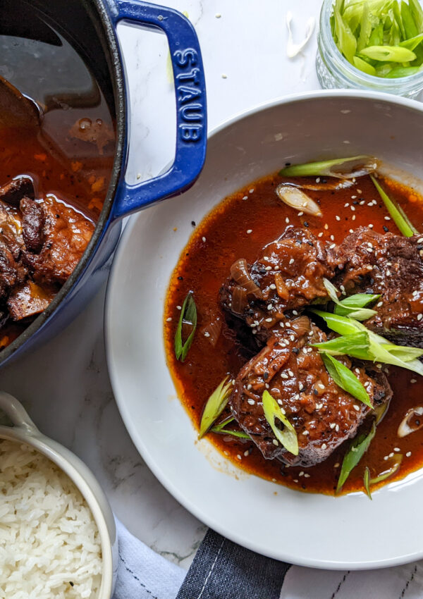 Korean braised short ribs