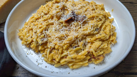 pumpkin carbonara