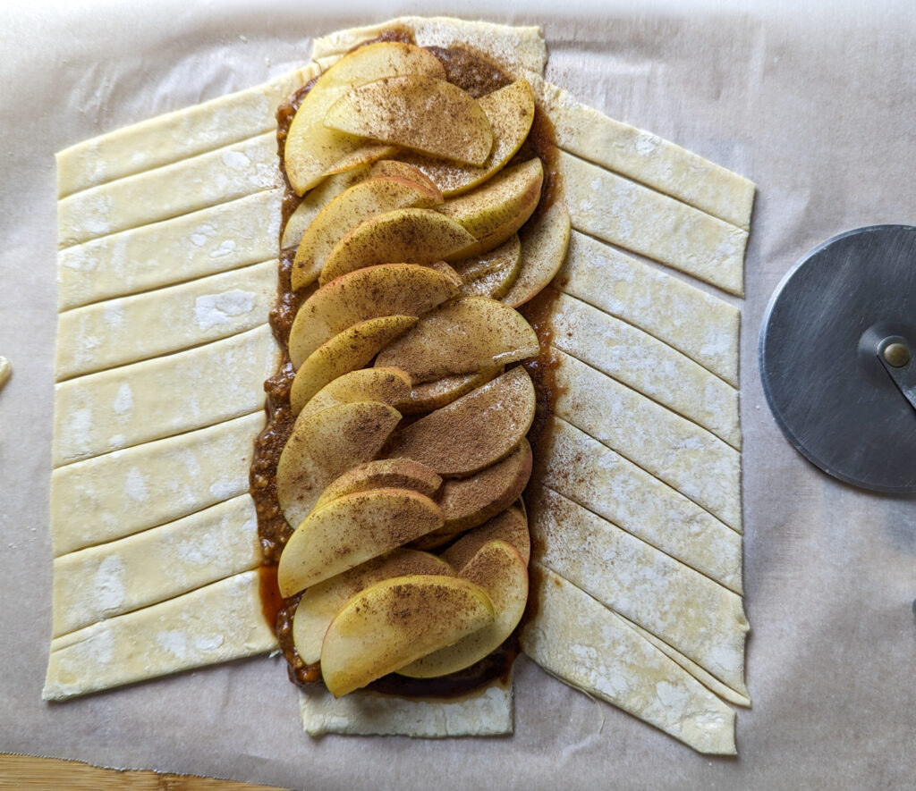 apple walnut braid 