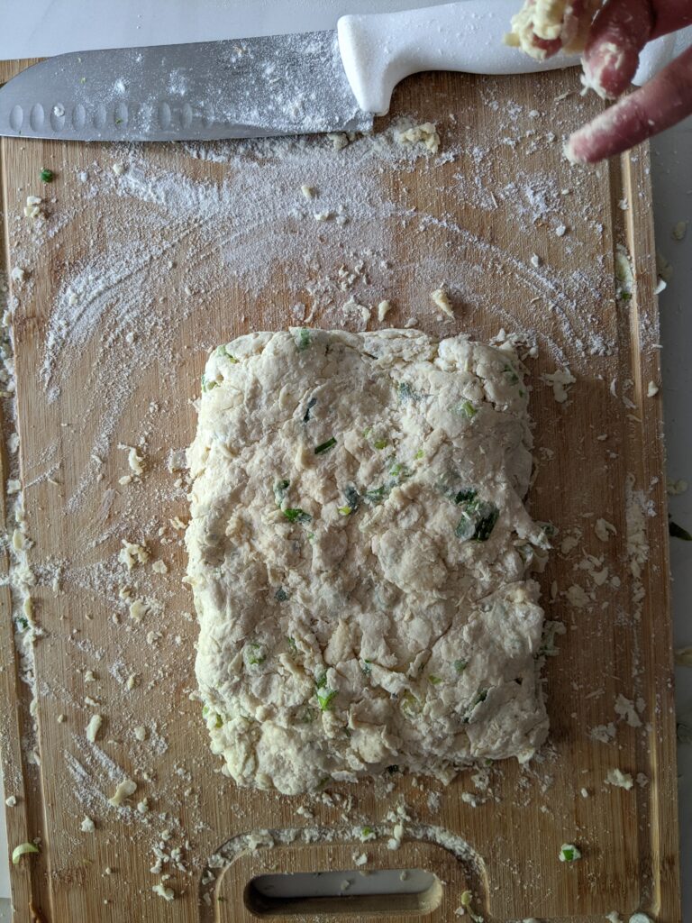 sour cream and scallion biscuits 