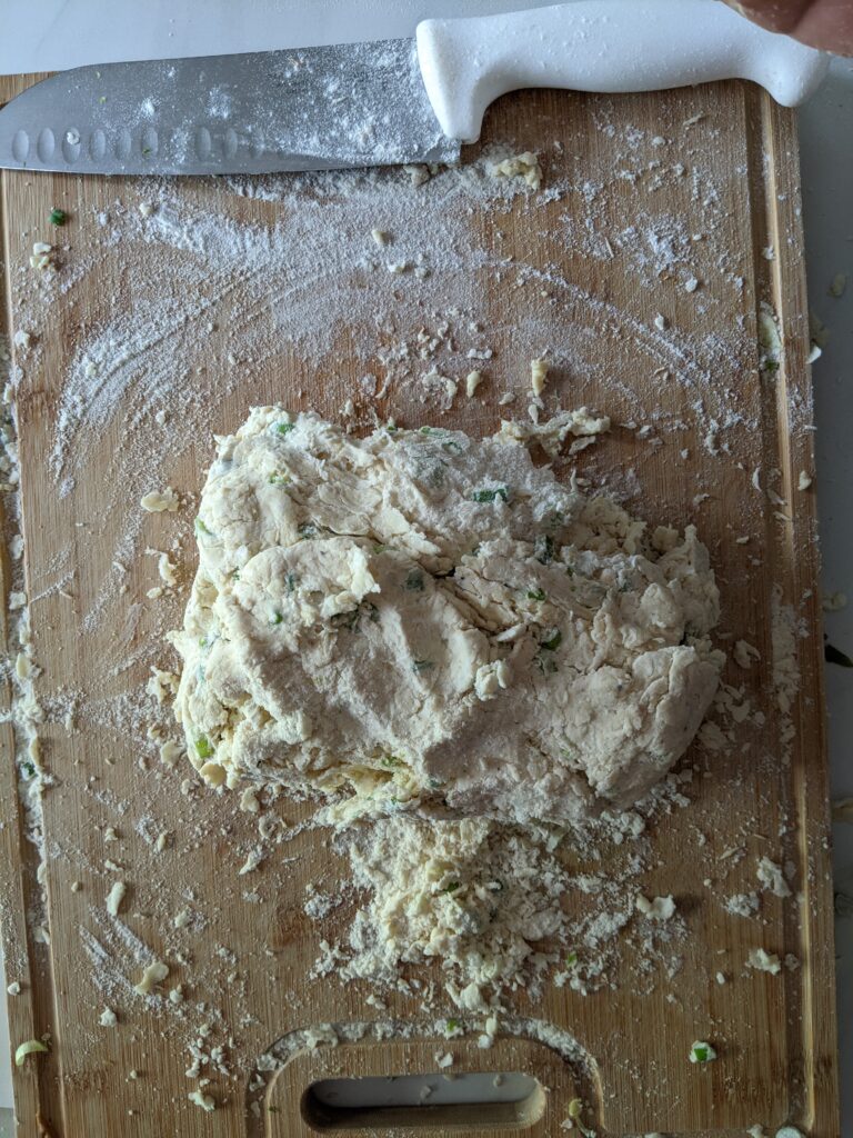 sour cream and scallion biscuits 