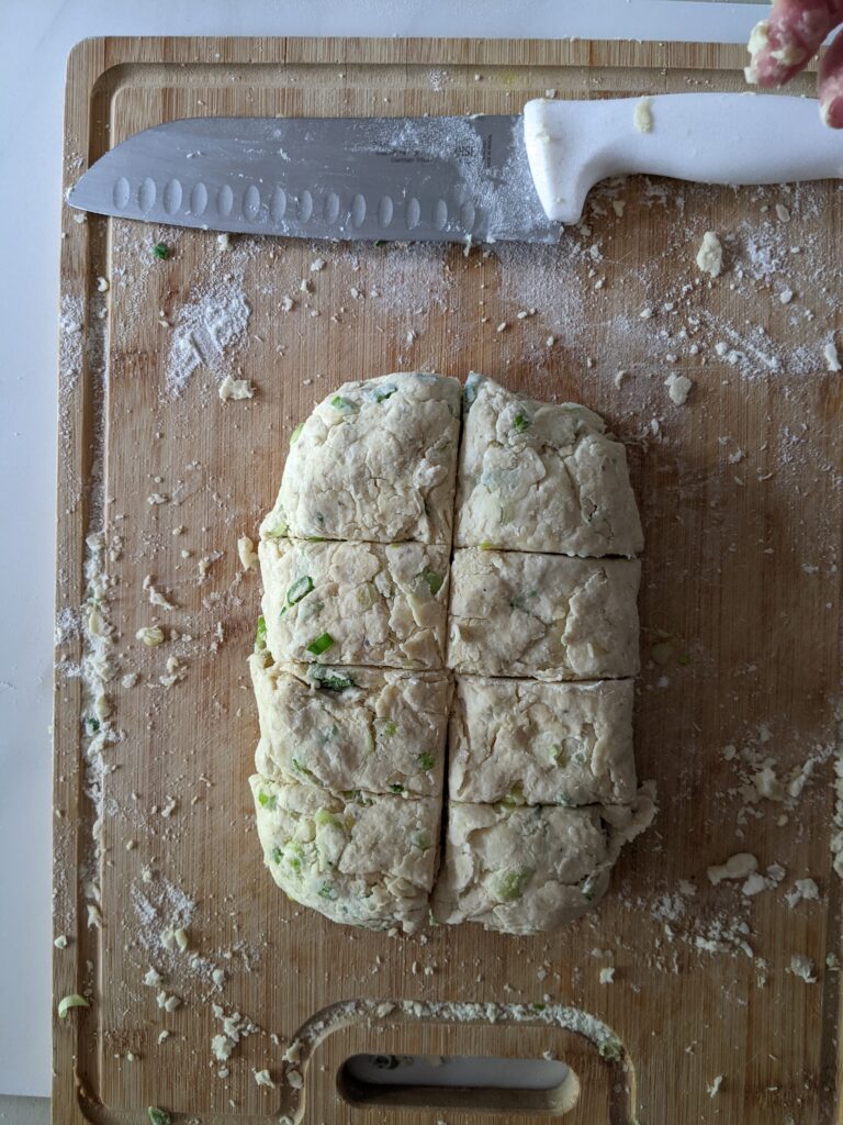sour cream and scallion biscuits 