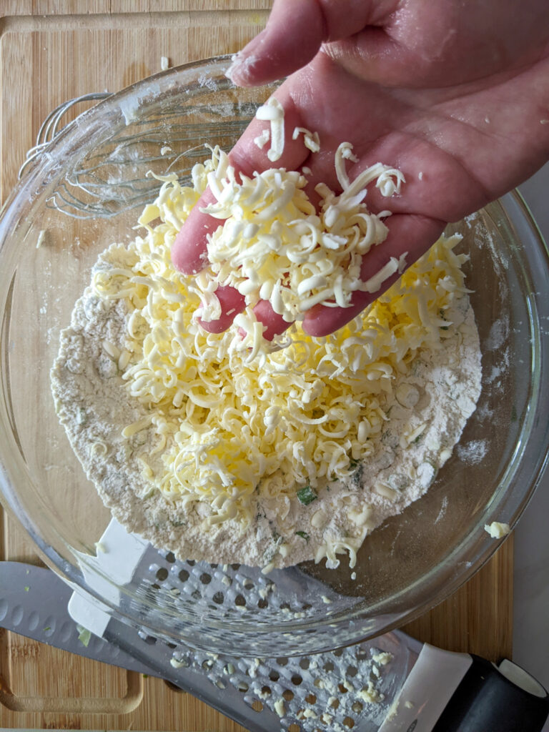 sour cream and scallion biscuits 