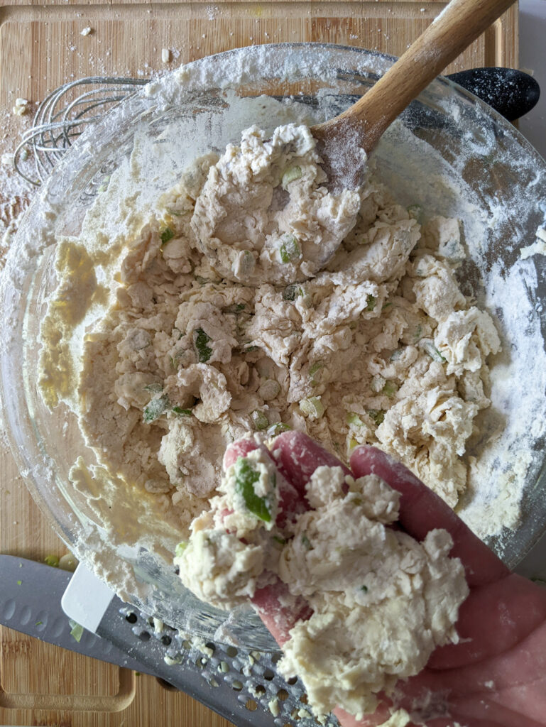 sour cream and scallion biscuits 