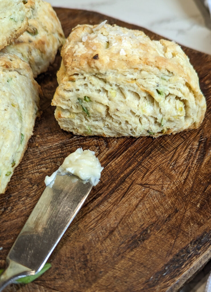 sour cream and scallion biscuits 