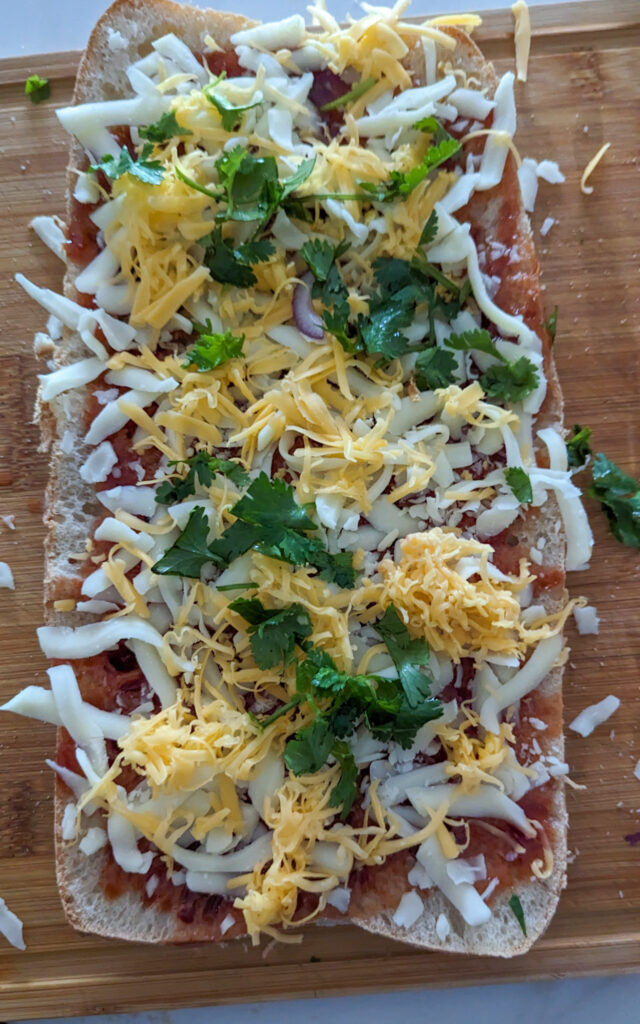 BBQ Chicken Pizza Bread 