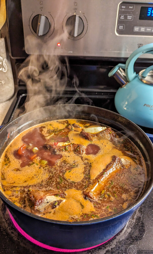 red wine braised short ribs 