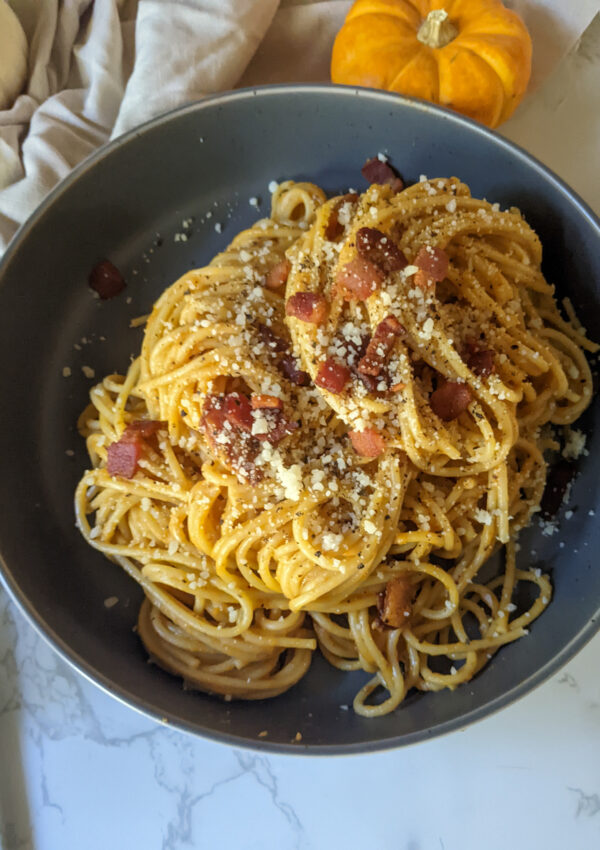 spaghetti Pumpkin Carbonara