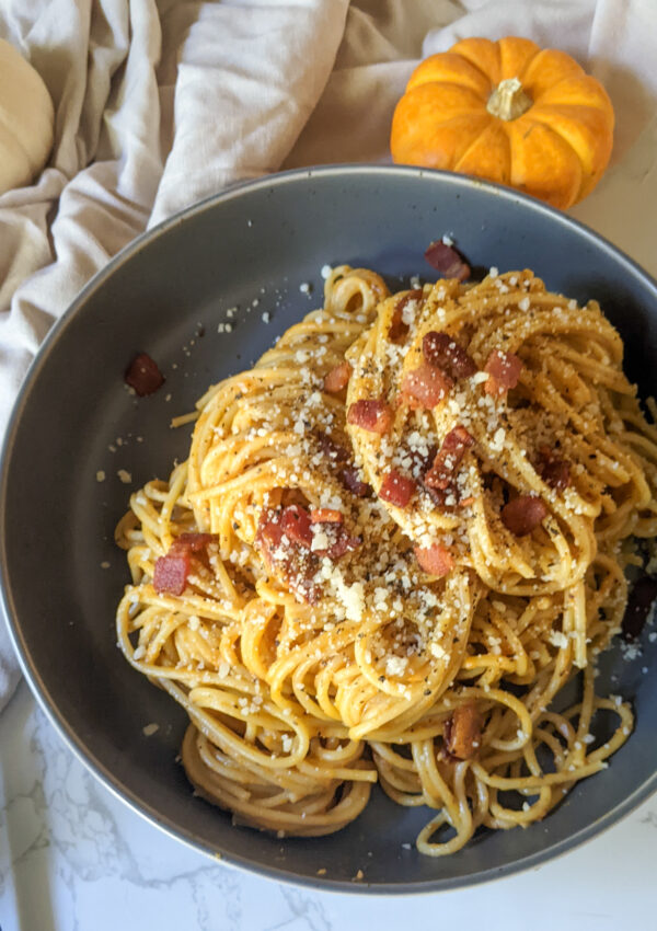 spaghetti Pumpkin Carbonara