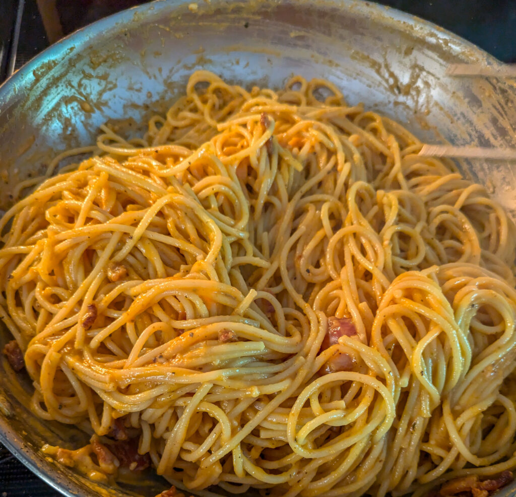 Spagettii Pumpkin Carbonara