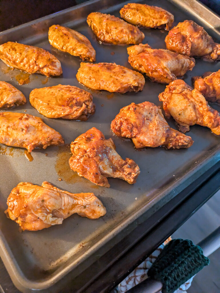 Peruvian Chicken Wings with Green Cilantro Sauce