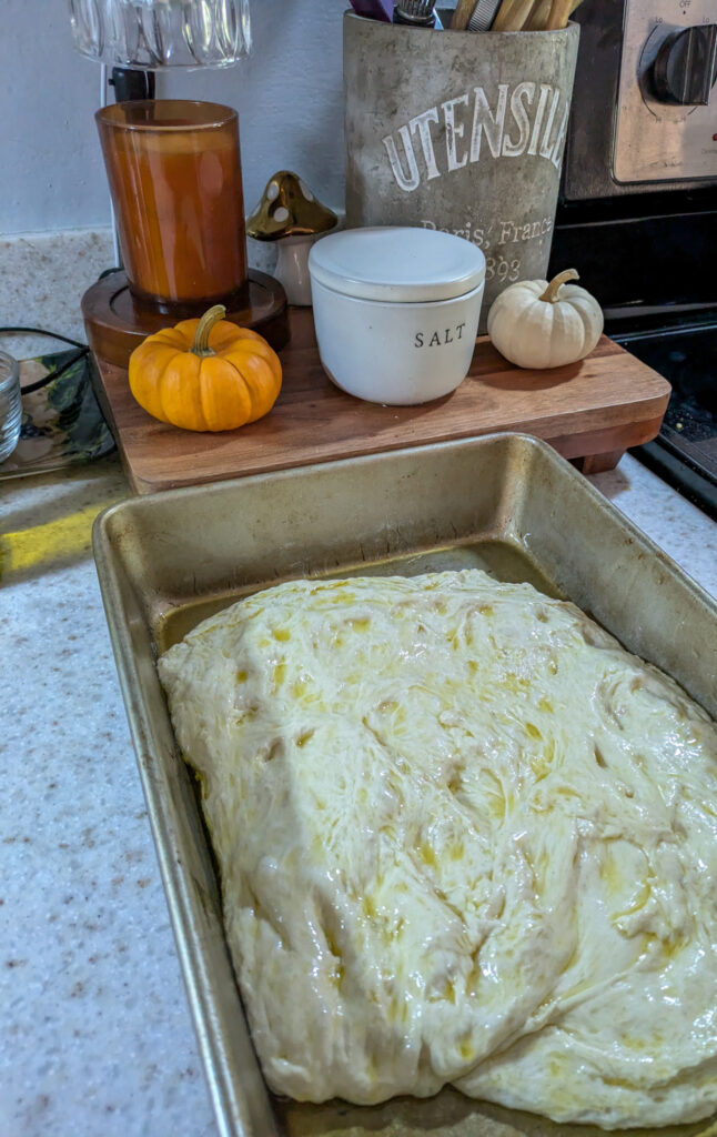 Fig and Rosemary Foccacia with Honey