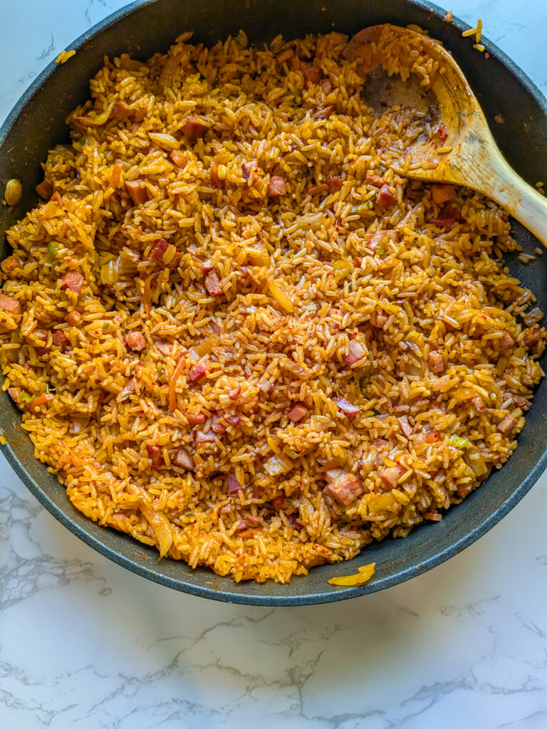 Ham and Kimchi fried rice