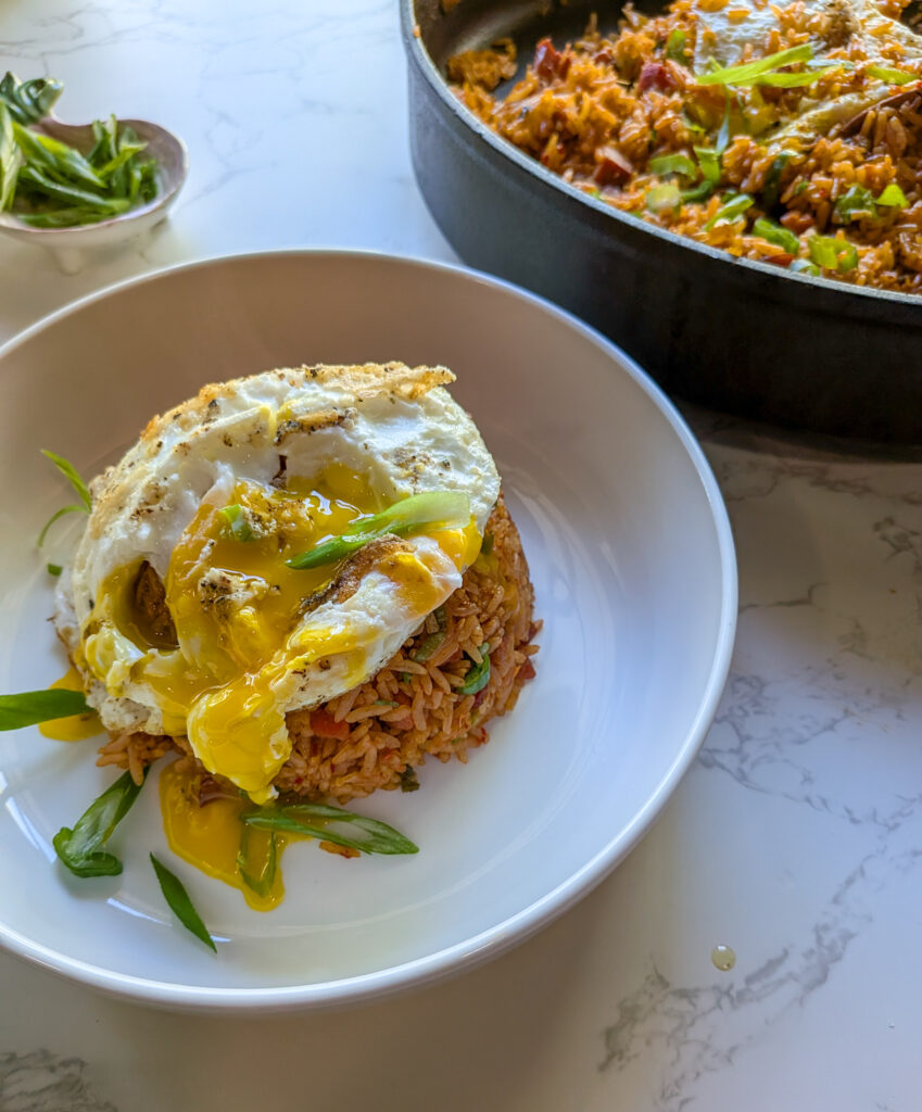 Ham and Kimchi fried rice