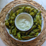 Roasted shishito peppers